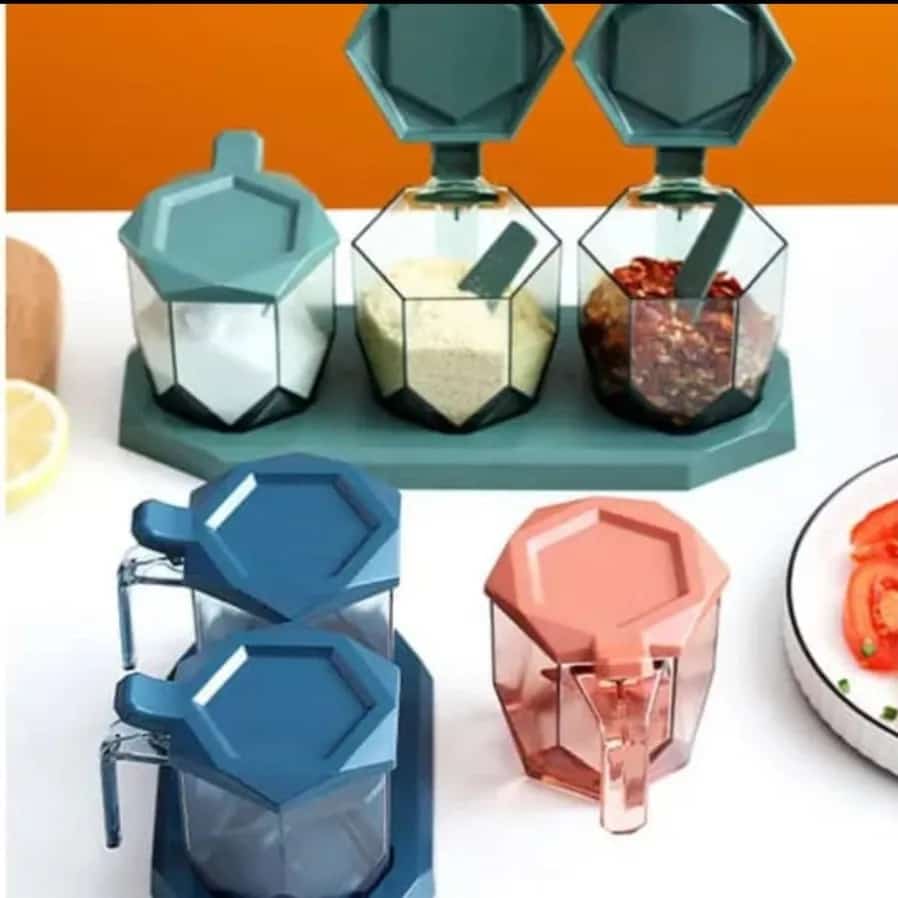 علب بهارات طقم