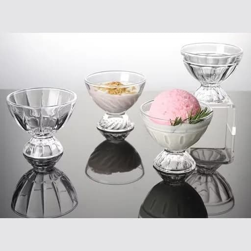 طقم مطايب زجاج 6حبات
